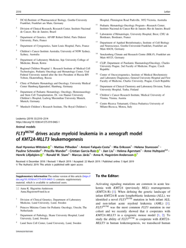 Human MLL/KMT2A Gene Exhibits a Second Breakpoint Cluster