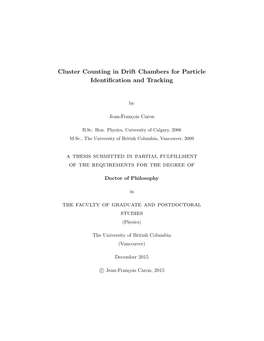 Cluster Counting in Drift Chambers for Particle Identification