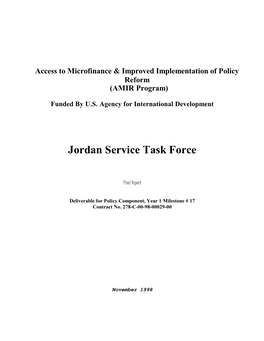 Jordan Service Task Force