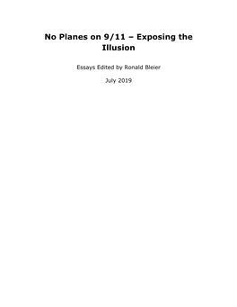 No Planes on 9/11 – Exposing the Illusion