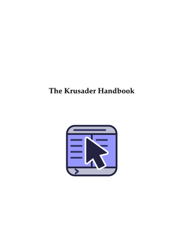 The Krusader Handbook the Krusader Handbook