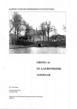 GROTE-Of ST. LAURENSKERK ALKMAAR