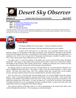 The Desert Sky Observer