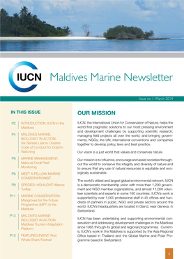 Maldives Marine Newsletter