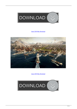 Anno 2205 Mac Download