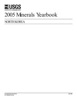 The Mineral Industry of North Korea in 2005