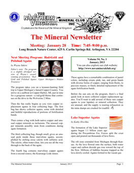 NVMC Jan 2013 Newsletter.Pdf