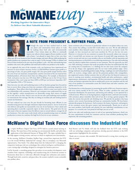 Mcwane's Digital Task Force Discusses the Industrial