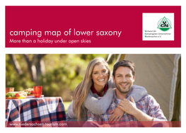 Camping Map of Lower Saxony Variety of Landscapes and Terrain