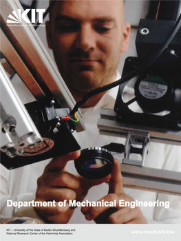 Department of Mechanical Engineering