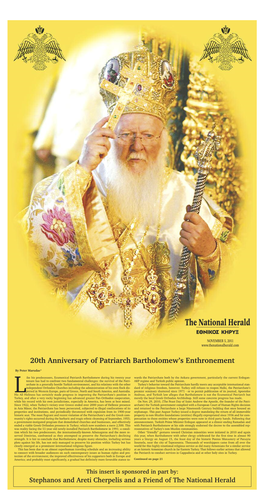 Patriarch Bartholomew’S Enthronement