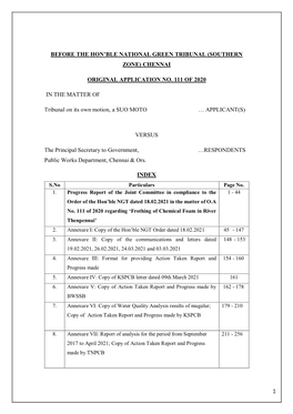 Chennai Original Application No. 111