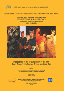 Proceedings of the 1St Symposium of the ICTM Study Group on Performing Arts of Southeast Asia