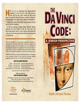 The Da Vinci Code: a Jewish Perspective