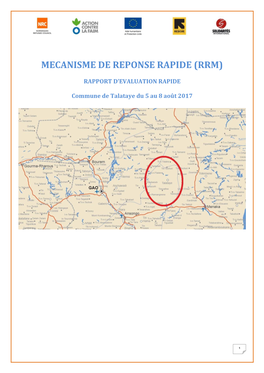 Mecanisme De Reponse Rapide (Rrm)