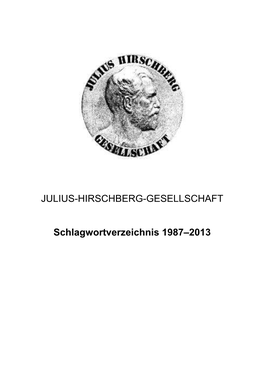 Julius-Hirschberg-Gesellschaft