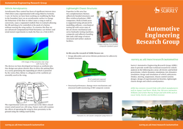 Automotive Engineering Research Group