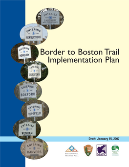 Border to Boston Trail Implementation Plan