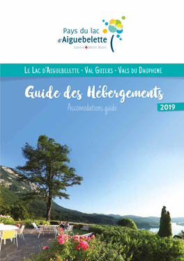 Guide Des Hebergements Accomodations Guide 2019 Prémeyzel BIENVENUE
