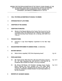 Scanned Open Council Agenda