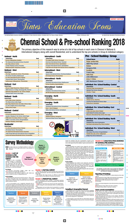 Survey Methodology a Robust Approach Is Followed to Arrive at the Final Rankings