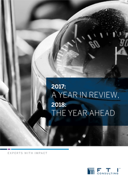 A Year in Review, the Year Ahead