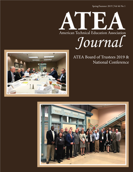 ATEA Journal Spring19 10-19-32Pg-Final.Indd