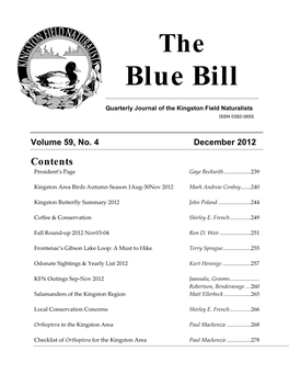 The Blue Bill 2012 Number 4 December