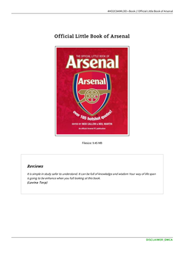 Read Ebook ~ Official Little Book of Arsenal » 4KIU0ZFYDCFQ