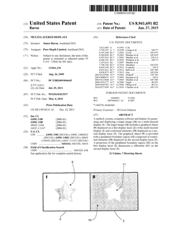 (12) United States Patent (10) Patent No.: US 8,941,691 B2 Baron (45) Date of Patent: Jan