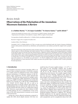 Observations of the Polarisation of the Anomalous Microwave Emission: a Review