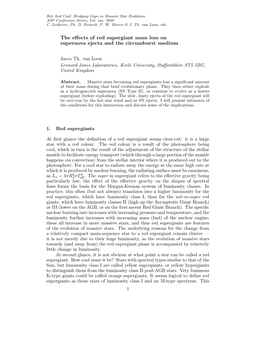 The Effects of Red Supergiant Mass Loss on Supernova Ejecta and The