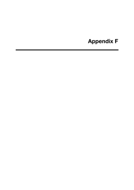 Appendix F – Traffic Impact Assessment