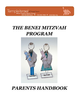 The Benei Mitzvah Program Parents Handbook