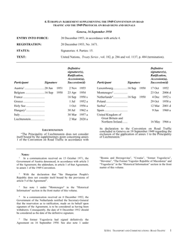 Geneva, 16 September 1950 .ENTRY INTO FORCE: 20 December 1953, in Accordance with Article 4. REGISTRATION