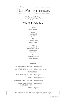 The Tallis Scholars