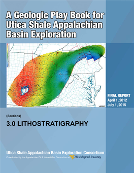 A Geologic Play Book for Utica Shale Appalachian Basin Exploration