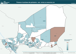 Présence Et Assistance Des Partenaires - NIGER - REPONSE AUX INONDATIONS 2020 1 OCTOBRE 2020