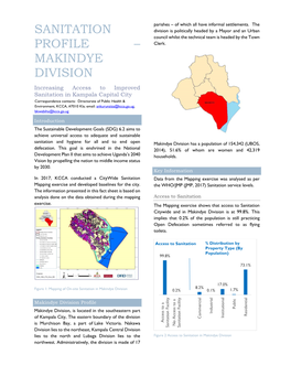 Sanitation Profile – Makindye Division