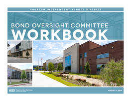 Bond Oversight Committee Workbook