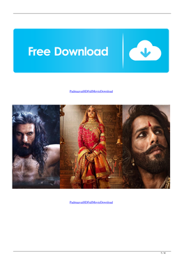 Padmaavathdfullmoviedownload