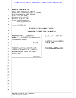 Case 4:20-Cv-02394-JST Document 47 Filed 07/31/20 Page 1 of 66