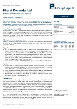 Bharat Dynamics Ltd