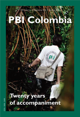PBI Colombia • Newsletter #19 • October 2014 PBI Colombia