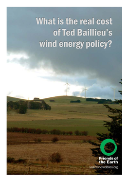 What Is the Real Cost of Ted Baillieu's Wind Energy