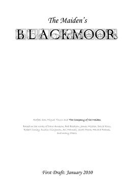 The Maiden's Blackmoor