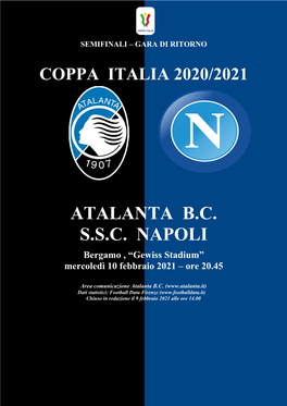 Atalanta Bc Ssc Napoli