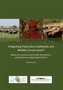 Integrating Pastoralist Livelihoods and Wildlife Conservation?