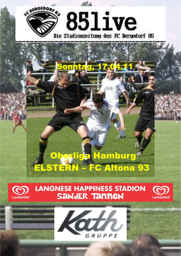 Oberliga Hamburg ELSTERN – FC Altona 93