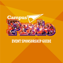EVENT SPONSORSHIP GUIDE LEAD with PRIDE Campus Pride SPONSORSHIP GUIDE